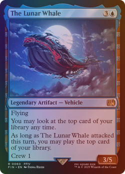The Lunar Whale - FIN #60 | FOIL | NM | MTG - Image 1