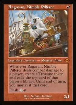 [1x] Ragavan, Nimble Pilferer - Retro Frame Near Mint, English Modern Horizons 2 - Image 1
