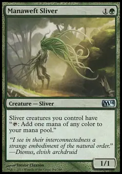 Manaweft Sliver x1 1x M14 NM MTG - Image 1