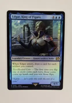 Edgar, King of Figaro Foil Magic the Gathering Final Fantasy MTG FFVI - Image 2