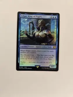 Edgar, King of Figaro Foil Magic the Gathering Final Fantasy MTG FFVI - Image 5