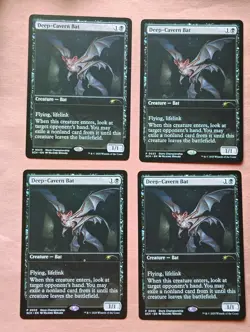 4x Deep-Cavern Bat PROMO **NEAR MINT** **UNPLAYED** MTG - Image 1