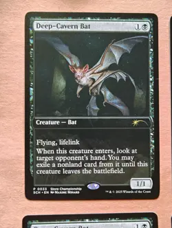 4x Deep-Cavern Bat PROMO **NEAR MINT** **UNPLAYED** MTG - Image 2