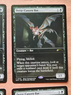 4x Deep-Cavern Bat PROMO **NEAR MINT** **UNPLAYED** MTG - Image 3