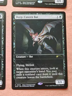 4x Deep-Cavern Bat PROMO **NEAR MINT** **UNPLAYED** MTG - Image 4