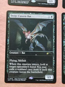 4x Deep-Cavern Bat PROMO **NEAR MINT** **UNPLAYED** MTG - Image 5