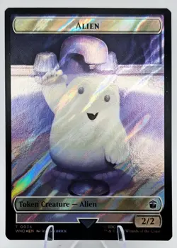 Alien Warrior\Alien (Surge Foil) Double-sided Token Doctor Who Edition NM - Image 3