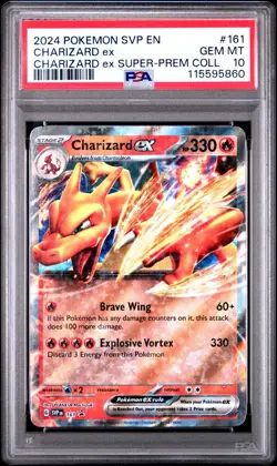 Charizard ex (161) SVP Promo - 2024 Pokemon TCG - PSA 10 GEM MT - Image 1