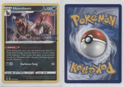 Houndoom (Prerelease) Holo Pokemon Sword & Shield Black Star Promo #SWSH090 5jq - Image 3