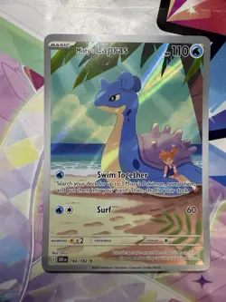 Pokemon TCG Misty's Lapras 194/182 Destined Rivals Full Art MINT/Near Mint - Image 1