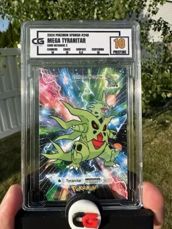 Mega Tyranitar CG 10 Pristine Card Database Pokemon 2024 Spanish CGC PSA 10 - Image 1
