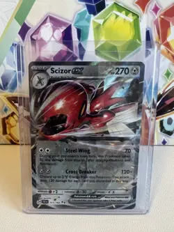 Scizor ex 111/162 Temporal Forces Double Rare NM Pokemon Card - Image 1