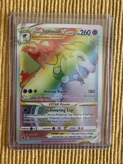 Pokemon TCG Hisuian Typhlosion VSTAR Astral Radiance Holo Card 193/189 Mint - Image 1