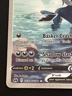 Hisuian Samurott V GG51/GG70 Crown Zenith Galarian Gallery Full Art Pokemon - Image 2