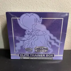 Pokemon TCG Sword & Shield Chilling Reign Elite Trainer Box Sealed New FREE SHIP 820650808630 - Image 1