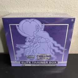 Pokemon TCG Sword & Shield Chilling Reign Elite Trainer Box Sealed New FREE SHIP 820650808630 - Image 1