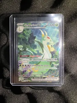 Pokemon TCG SERPERIOR EX 164/086 SV Black Bolt Special Illustration Rare - Image 1