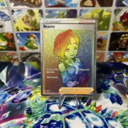 Pokemon TCG: Beauty 194/185 Vivid Voltage Full Art Trainer Secret Rare Rainbow - Image 1