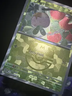 Pokemon Card Applin 009/131 Masterball Reverse Prismatic Evolutions Near Mint - Image 2