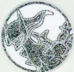 Pokemon TCG - Arceus Jumbo Coin - Glitter White - Image 1