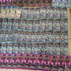 Over 150 Pokemon Booster Pack Lot SEALED Cards! (Japanese) - Image 3