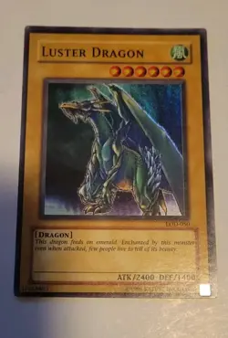 YUGIOH LUSTER DRAGON LOD-050 SUPER (MP) - Image 1
