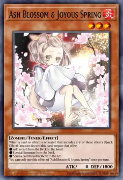 Ash Blossom & Joyous Spring - RA04 - Super Rare - Yugioh Euro - Image 1