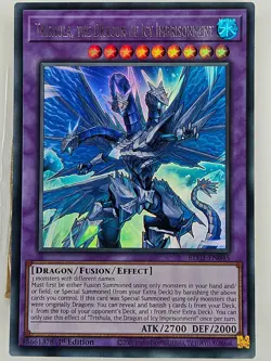 Yu Gi Oh - BLC1-EN045 Trishula, The Dragon Of Icy Imprisonment Silver Ultra Rare - Image 1