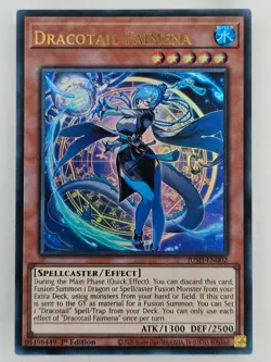 Yu Gi Oh - JUSH-EN002 Dracotail Faimena - Ultra Rare - Image 1