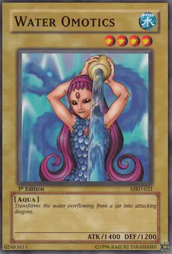 Yu-Gi-Oh! | Water Omotics [MRD-021] Common Moderately Played 1st Edition - Image 1