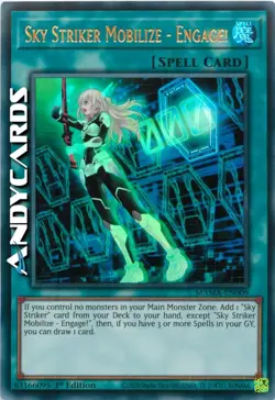 SKY STRIKER MOBILIZE - ENGAGE! • Ultra R • MAMA EN009 • 1Ed • YUGIOH! ANDYCARDS - Image 1