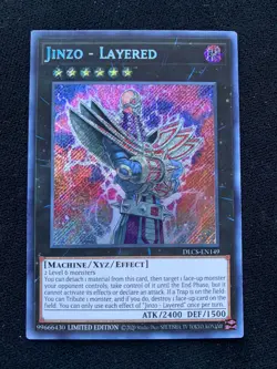Yugioh - Jinzo - Layered - Limited Edition Secret Rare Holo- NM/Mint - Image 1