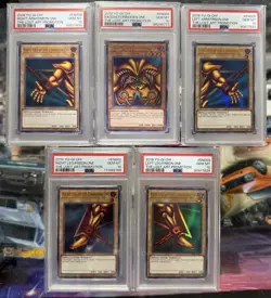 Yu-Gi-Oh! Exodia The Forbidden One Lost Art Promo Complete PSA 10 Set - Image 1