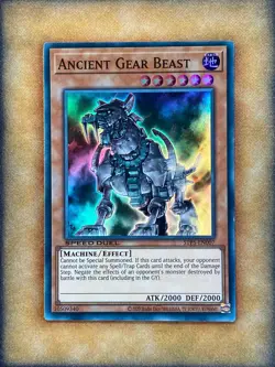 Yugioh Ancient Gear Beast STP5-EN007 Super Rare Speed Duel 1st Ed NM - Image 1
