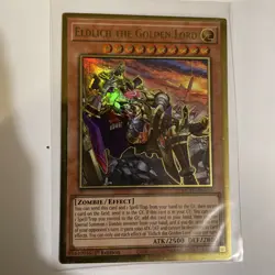 Yugioh! LP Eldlich the Golden Lord - MGED-EN024 - Premium Gold Rare - 1st Editio - Image 1