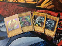 YuGiOh Lot Blue Eyes White Dragon Dark Magician Starter Deck Yugi Kaiba SDK SDY - Image 1
