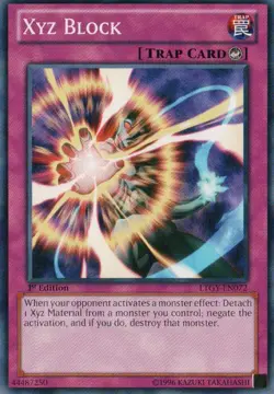 Yugioh! LP Xyz Block - LTGY-EN072 - Common - 1st Edition Lightly Played, English - Image 1