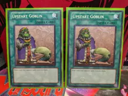 🔥 3X Upstart Goblin - Unlimited Edition - Common DEM1-EN014 - YUGIOH ( LP )🔥 - Image 1