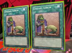 🔥 3X Upstart Goblin - Unlimited Edition - Common DEM1-EN014 - YUGIOH ( LP )🔥 - Image 2