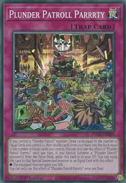 Yugioh! LP Plunder Patroll Parrrty - ETCO-EN091 - Super Rare - 1st Edition Light - Image 1
