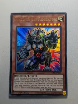 Dinowrestler Pankratops - DUDE-EN036 - Ultra Rare - 1st Edition - Yugioh TCG - Image 1