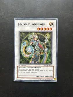 Yu-Gi-Oh! TDGS-EN043 Magical Android (1st Edition) Super Rare, NEAR MINT - Image 1