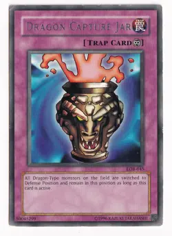 YuGiOh! Dragon Capture Jar LOB-045 Card - Image 1
