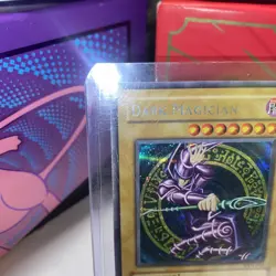 Yugioh x1 Dark Magician DDS-002 Secret Rare Dark Duel Stories Promo MP - Image 3