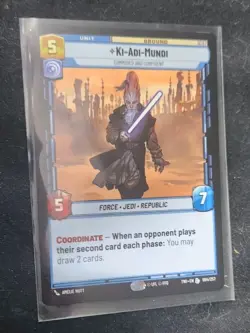 Ki-Adi-Mundi - Composed and Confident 064 Star Wars Unlimited TCG Card TWI NM - Image 1