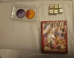 Pokemon Charizard VMAX Card Sleeves x65 Metal Dice And Damage from Zard UPC - Image 1
