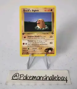Brock's Diglett 1st Edition 67/132 - Gym Challenge *NM* Common Pokemon Card - Image 1