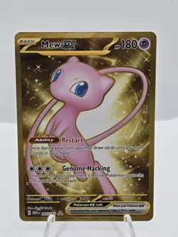Mew ex 205/165 Sv: Scarlet & Violet 151 Holo Gold NON-Metal Card NM - Image 1
