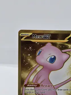 Mew ex 205/165 Sv: Scarlet & Violet 151 Holo Gold NON-Metal Card NM - Image 5