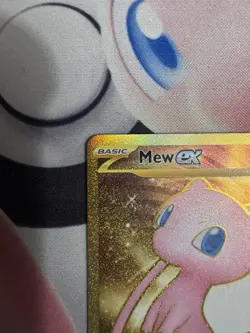 Mew ex 205/165 Sv: Scarlet & Violet 151 Holo Gold NON-Metal Card NM - Image 2